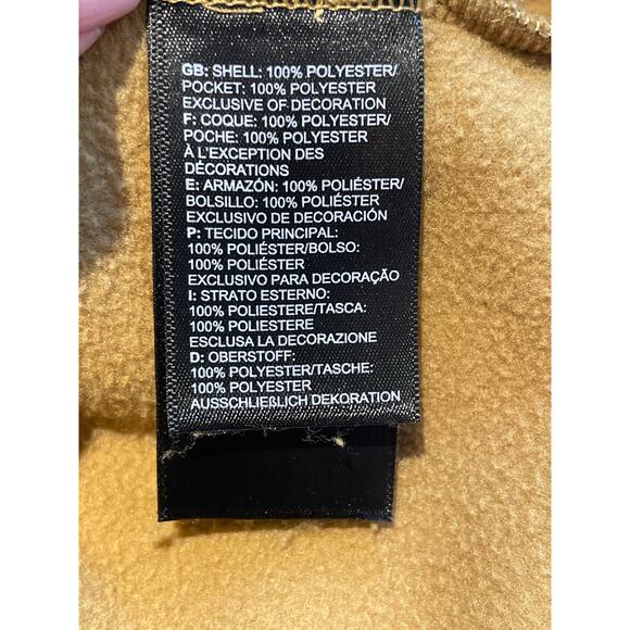 The North Face Fleece Jacket Mens Medium BN/Blk Full Zip Hood Pockets Utility - Picture 6 of 7